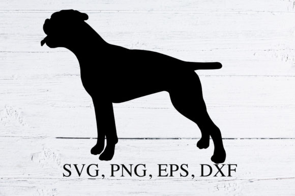 Boxer Silhouette Cricut File