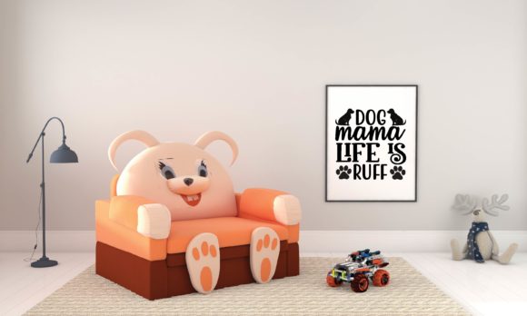 Dog Mama Life is Ruff Svg Design