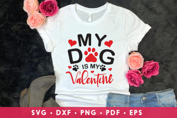 My Dog is My Valentine, Pet Lover SVG