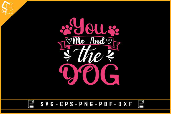You Me and the Dog T-shirt Design